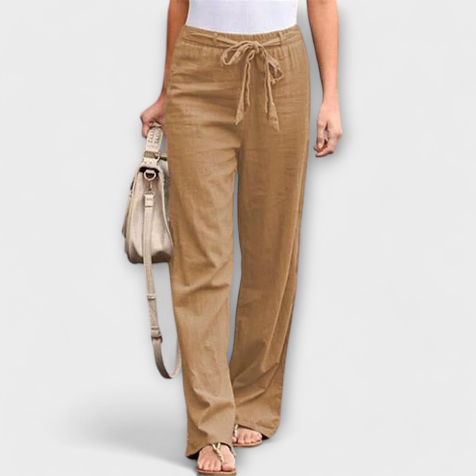 Ava™ - Pantaloni ușori din in