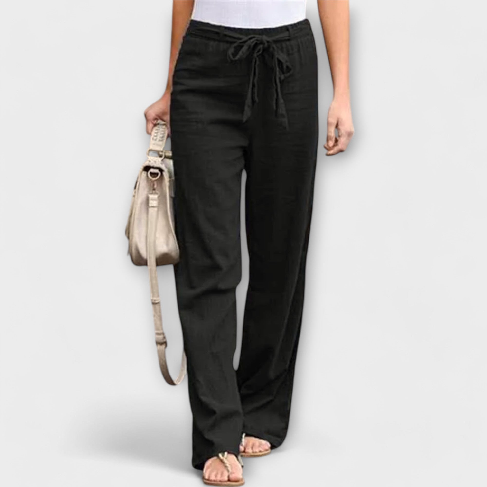 Ava™ - Pantaloni ușori din in