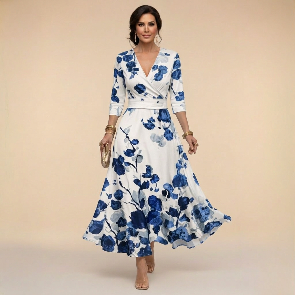 Lillian - Rochie Maxi Amplă Tip Petrecută