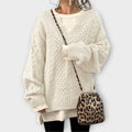 Lili - Oversized Sweater with Cable Knit Pattern