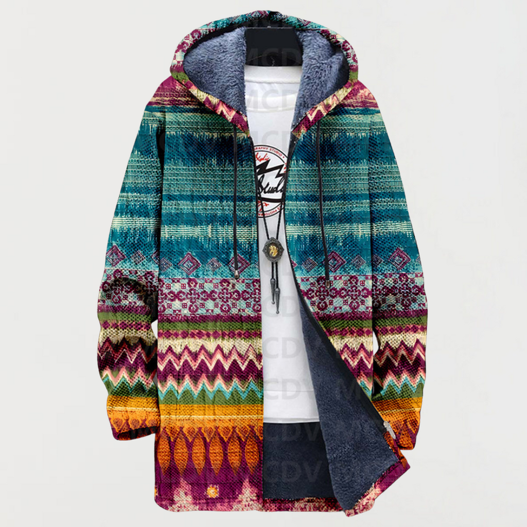 Sweater with Ethnic Patterns