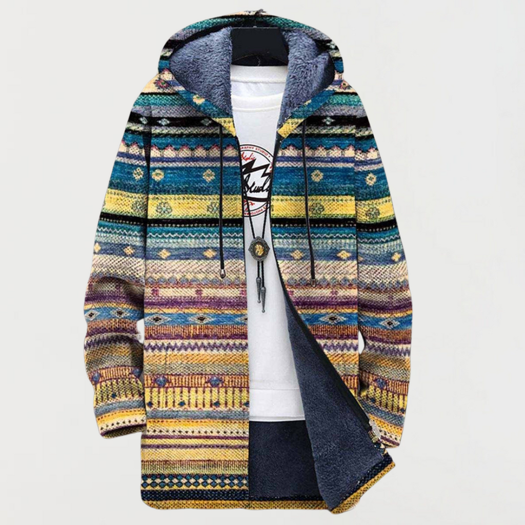 Sweater with Wave Pattern