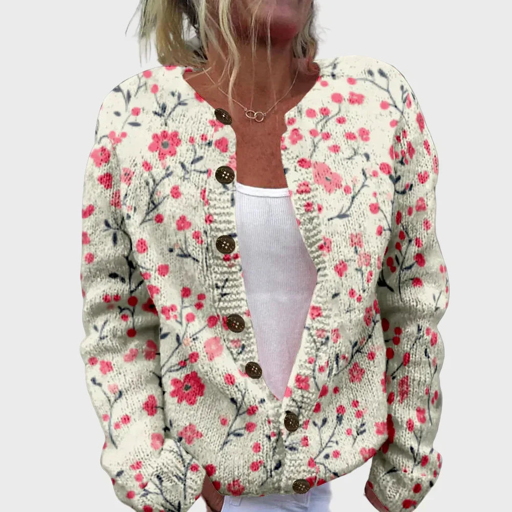 Elegant Knitted Vest with Pattern