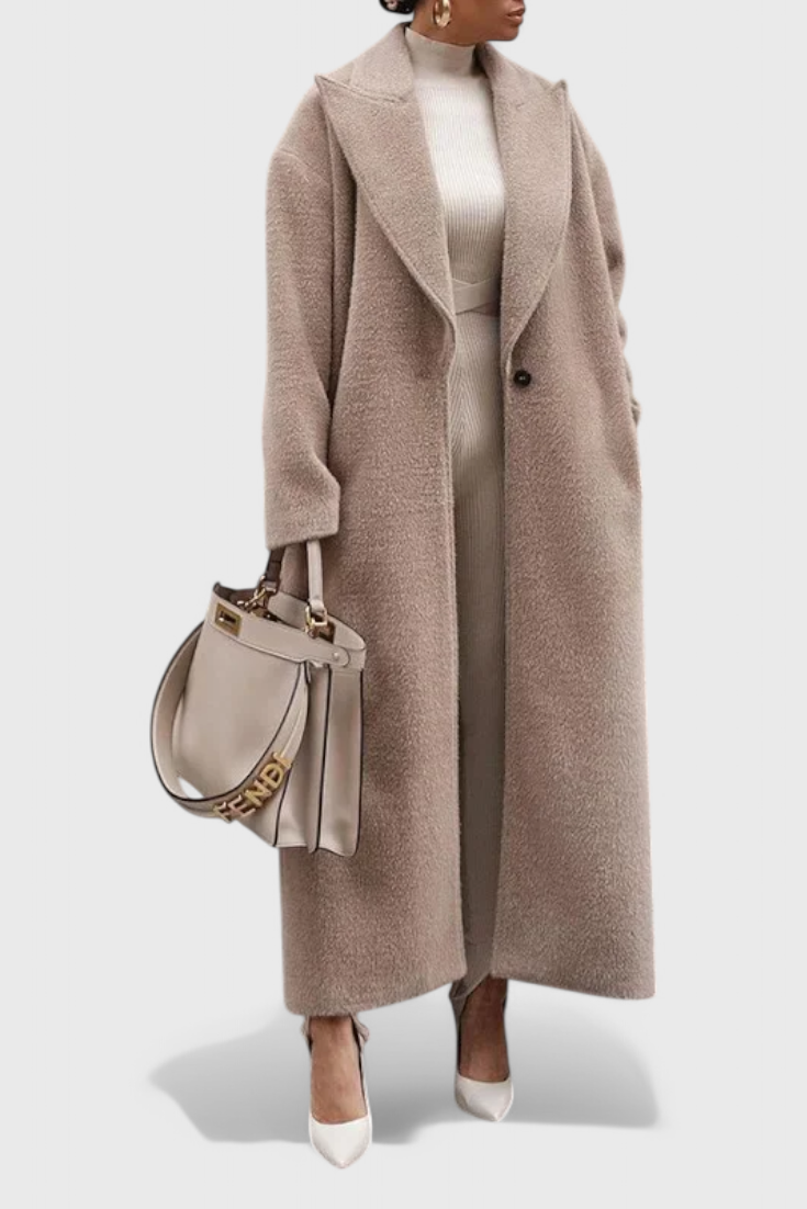 Chloe™ | Elegant Structured Long Coat