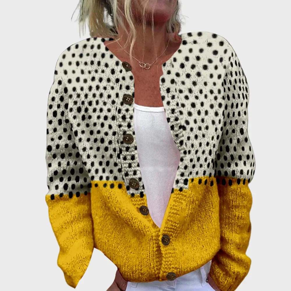 Elegant Sweater Vest with Pattern