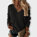 Jeya - Comfortable Sweater with V-Neck