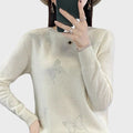 Sweater with Butterfly Pattern