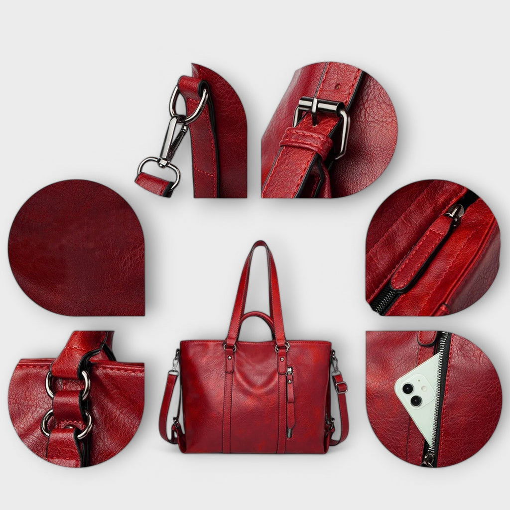 Lina - Large Leather Handbag