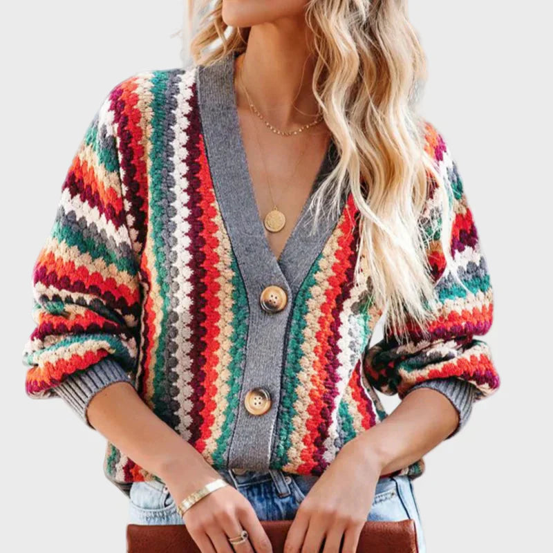 Retro Sweater with Pattern