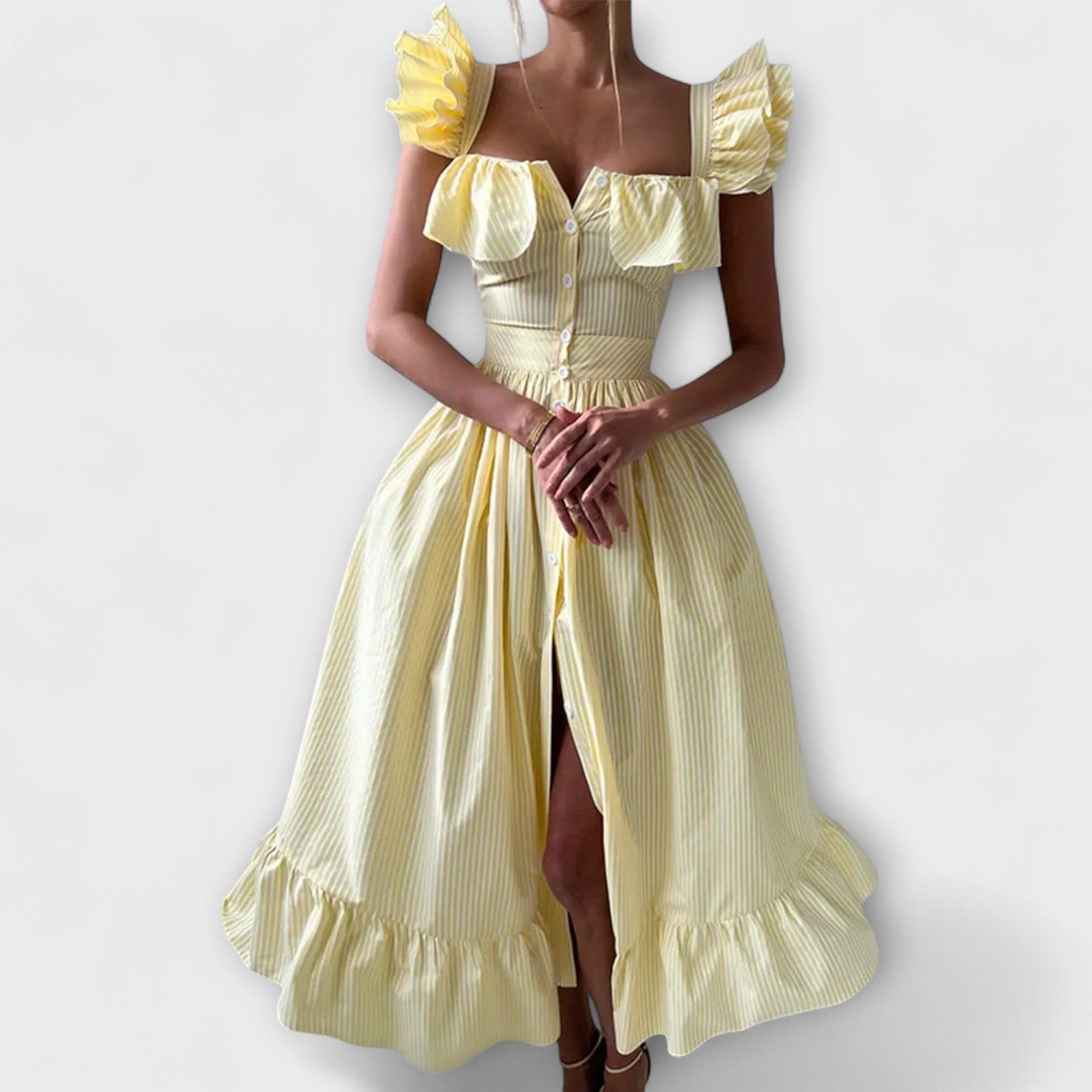 Dress with Pleats