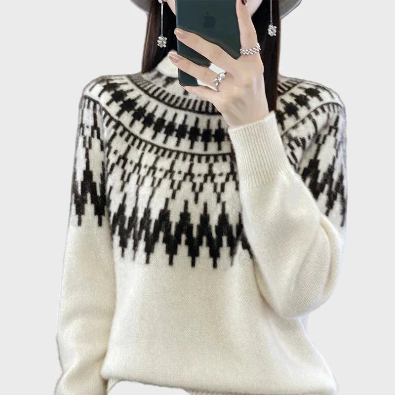 Cozy Sweater with Collar
