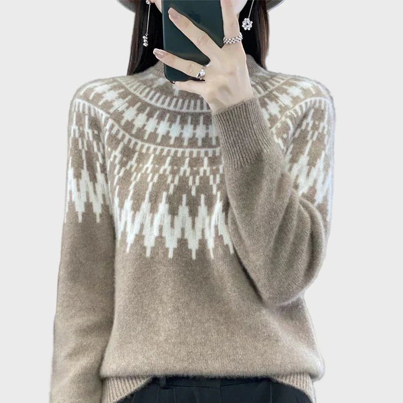 Cozy Sweater with Collar
