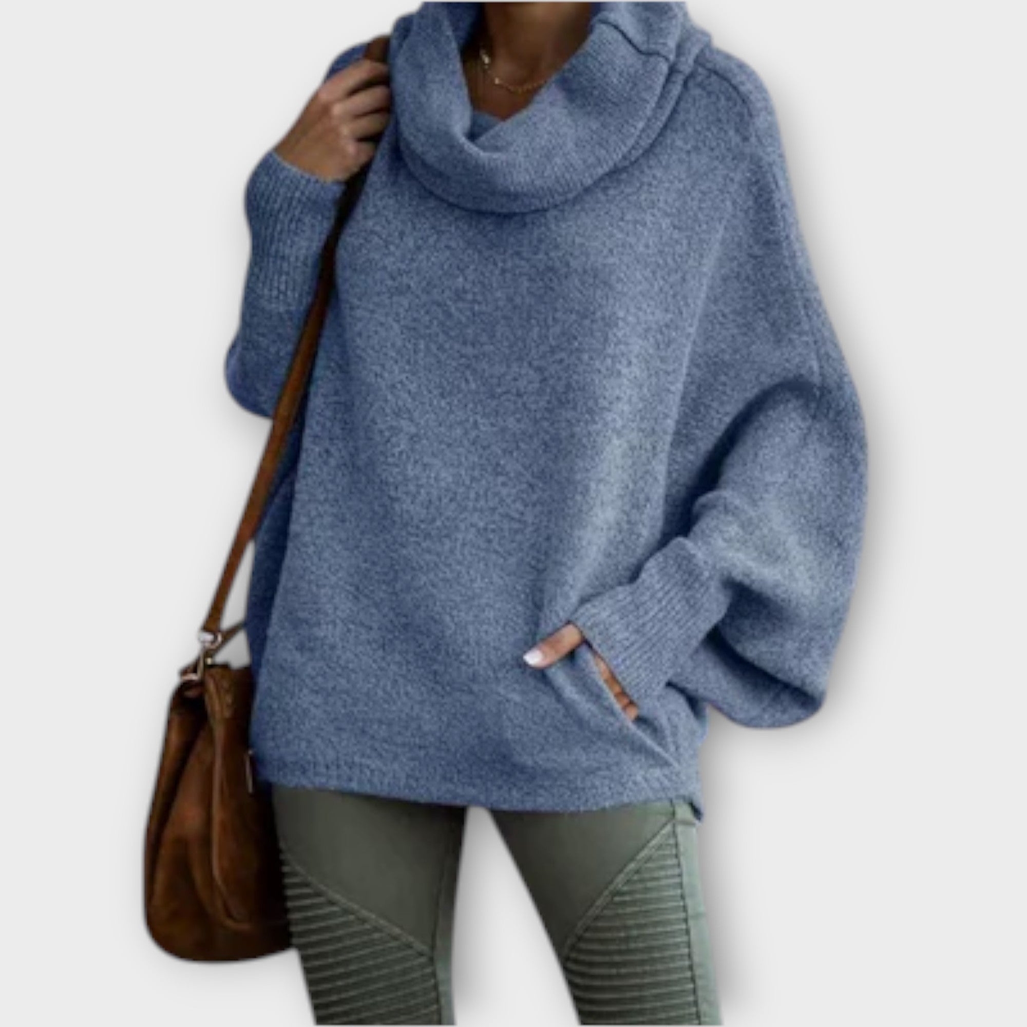 Ulrike - Elegant Women's Sweater with High Neck