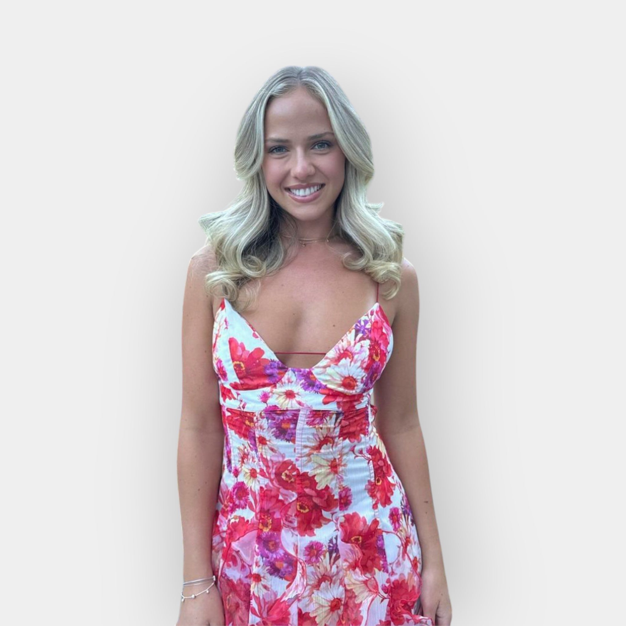 Maxi Dress with Adjustable Ruffles