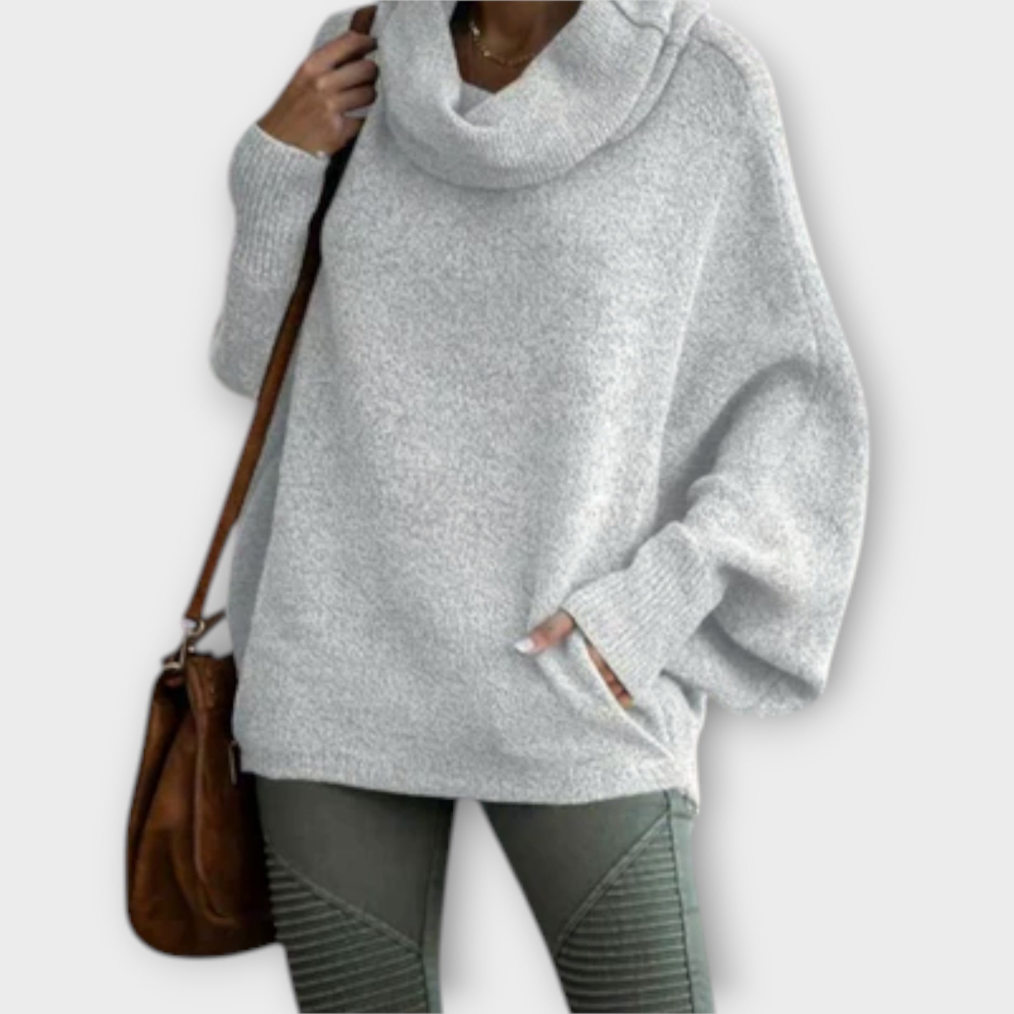 Ulrike - Elegant Women's Sweater with High Neck