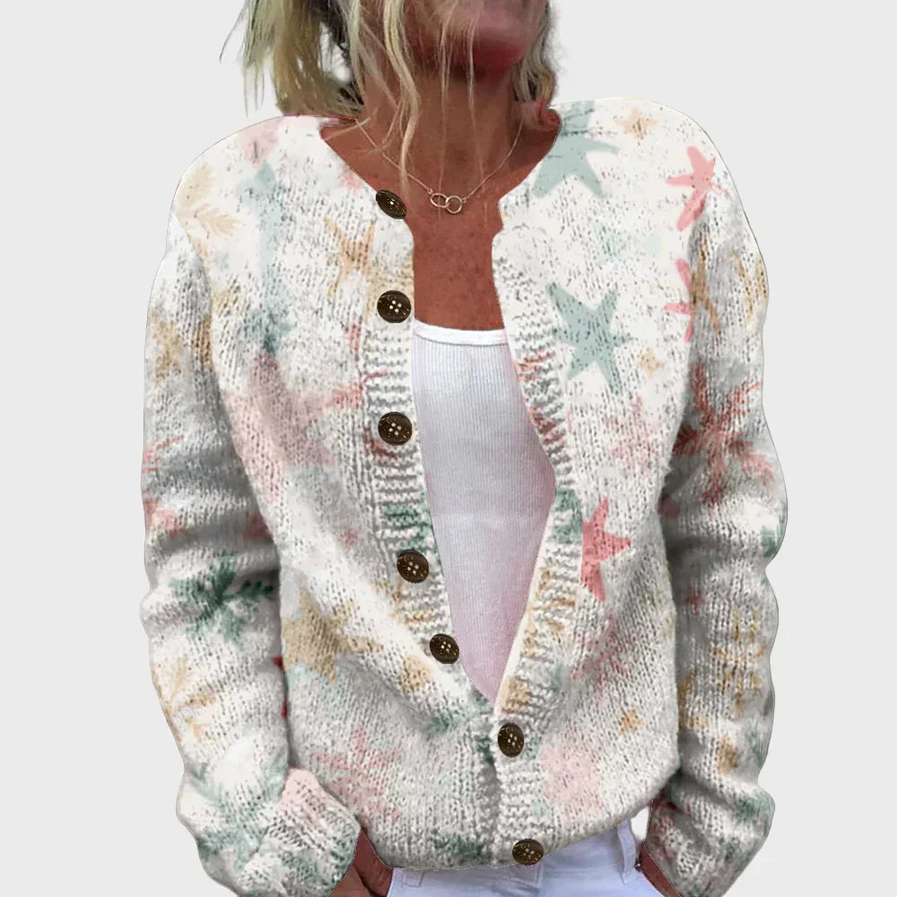 Elegant Knit Vest with Pattern