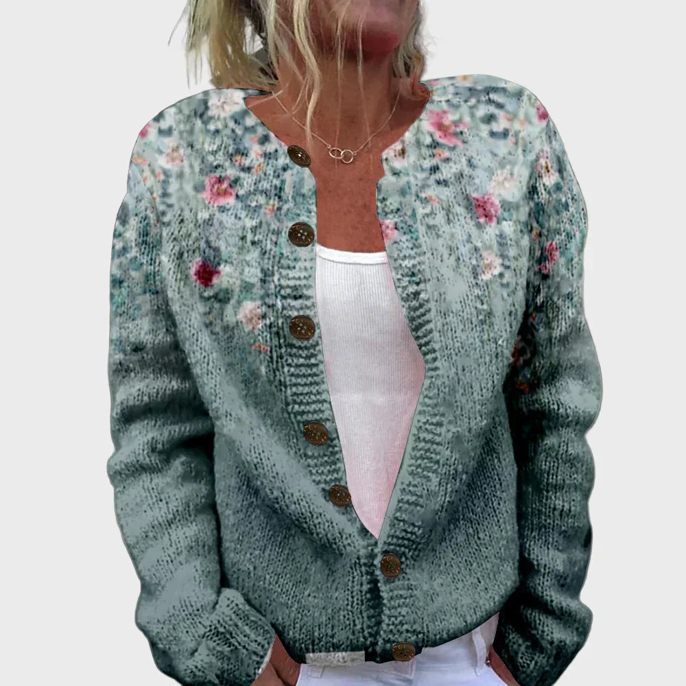 Elegant Knit Vest with Pattern