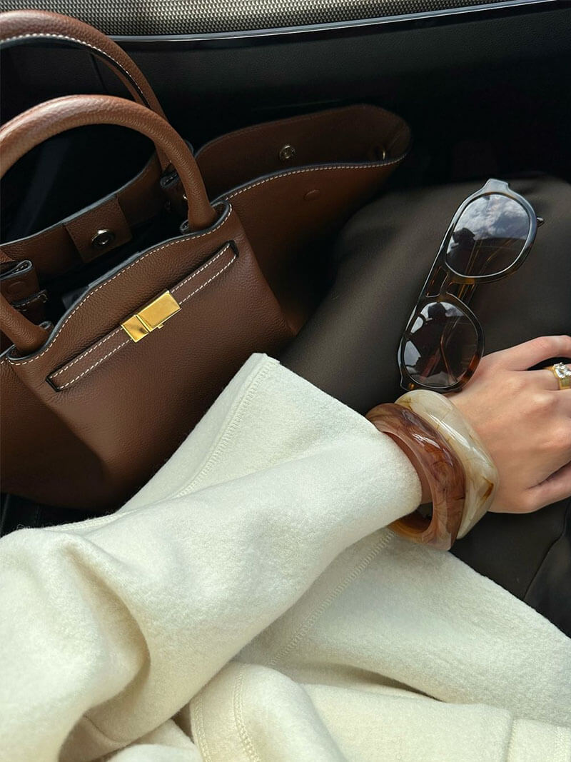 Lina - Leather Handbag