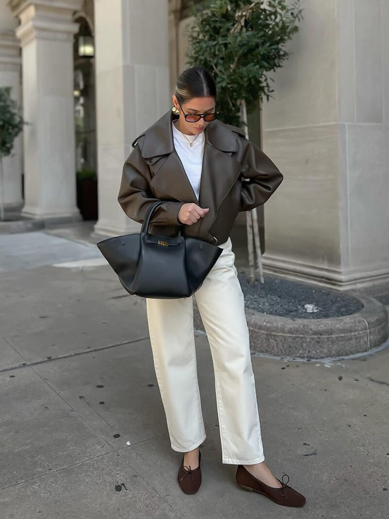 Lina - Leather Handbag