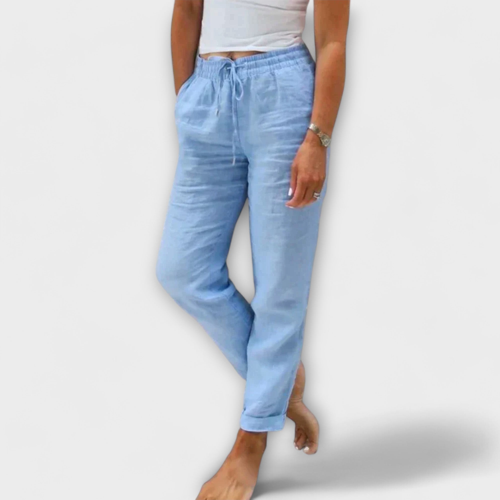 Ava™ - Pantaloni din in ușori