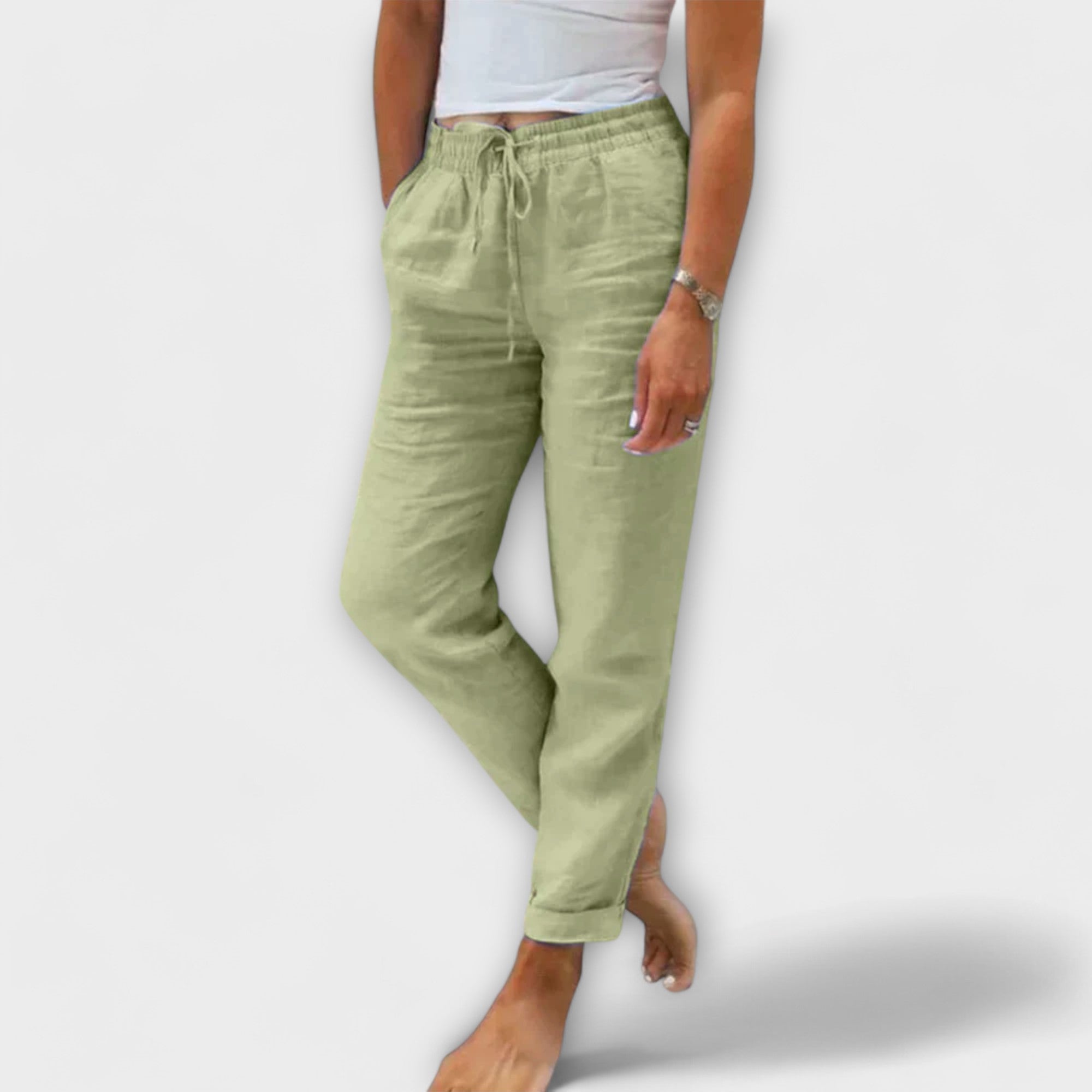 Ava™ - Pantaloni din in ușori
