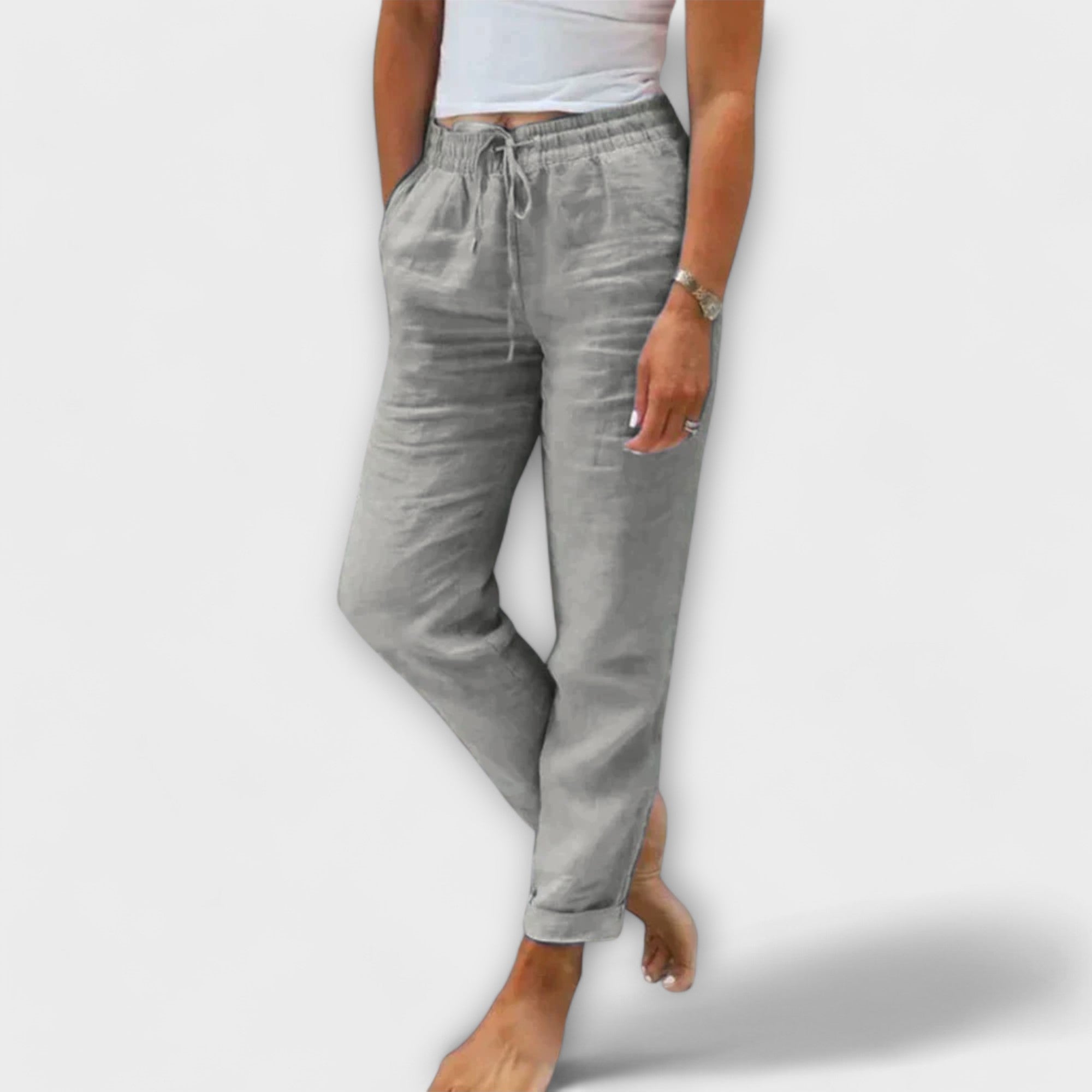 Ava™ - Pantaloni din in ușori