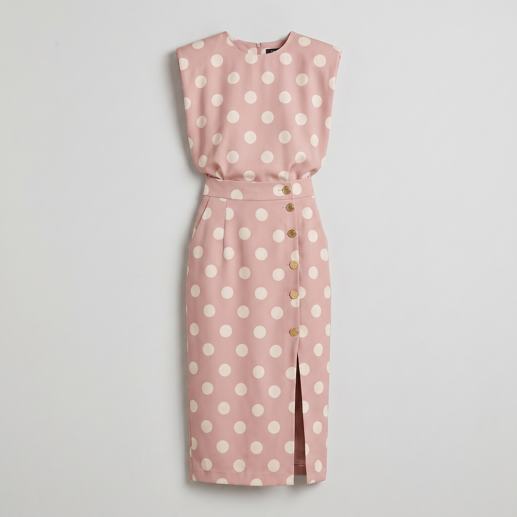 Elena | Sleeveless Top & Midi Pencil Skirt