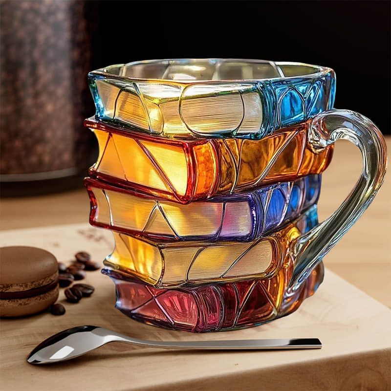 Unique Handmade 3D Reading Mug