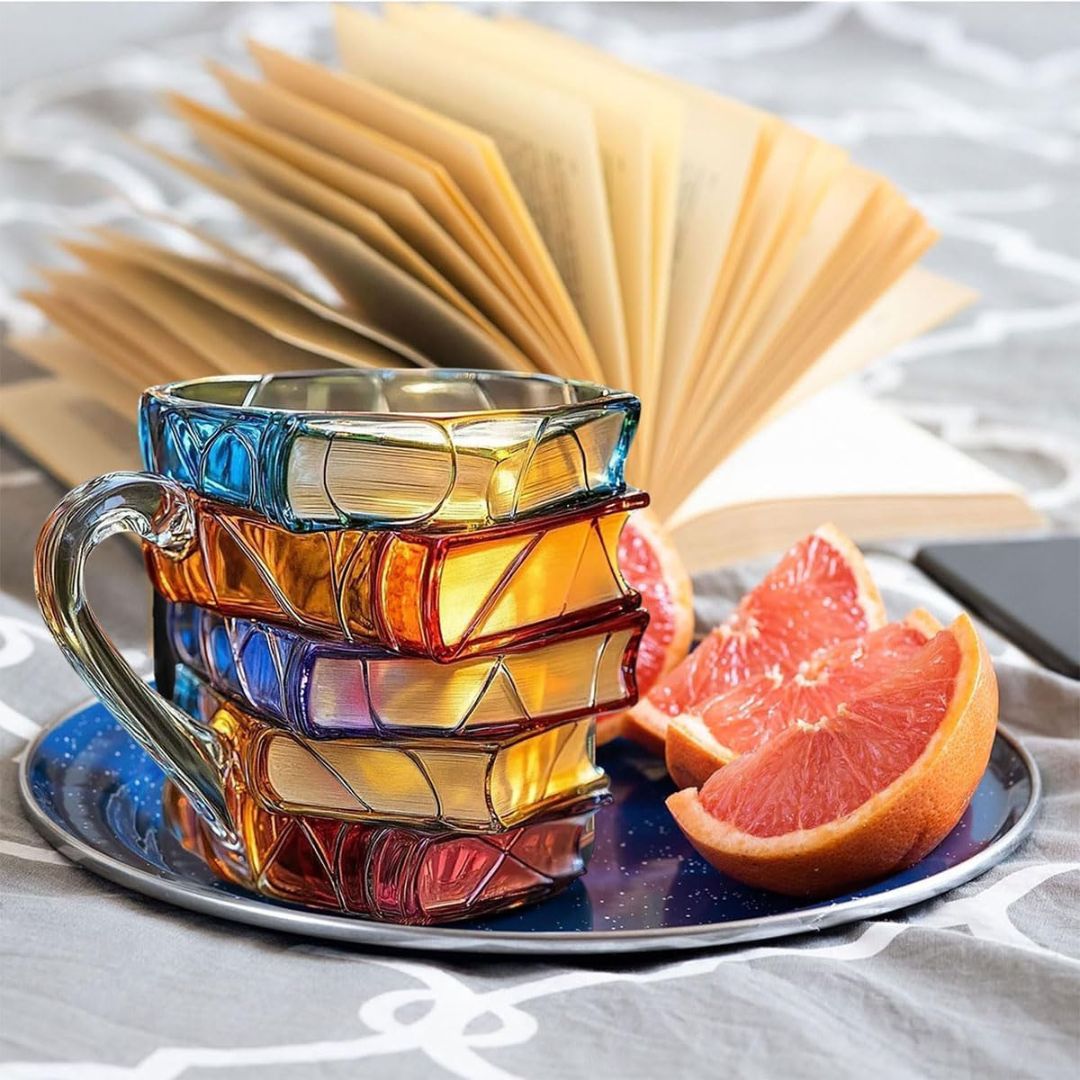 Unique Handmade 3D Reading Mug