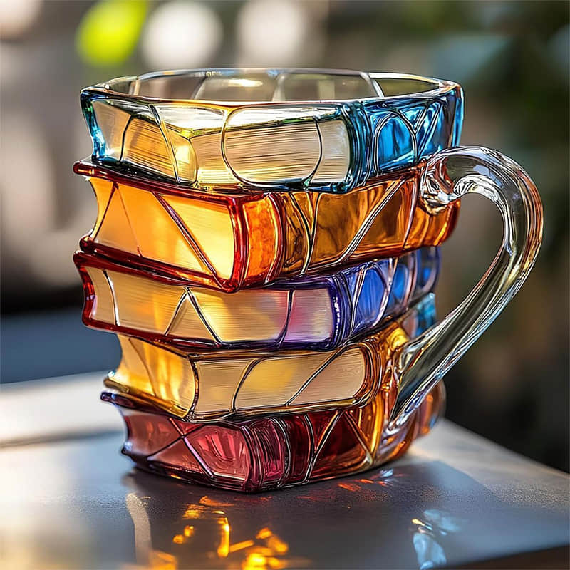 Unique Handmade 3D Reading Mug
