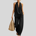 Mary | Comfortable Minimalist Denim Two-Piece Set