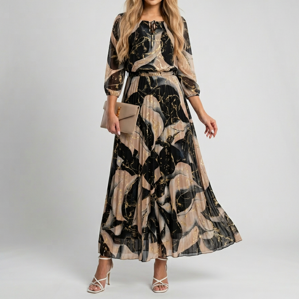 Laura | Printed Elegant Dress