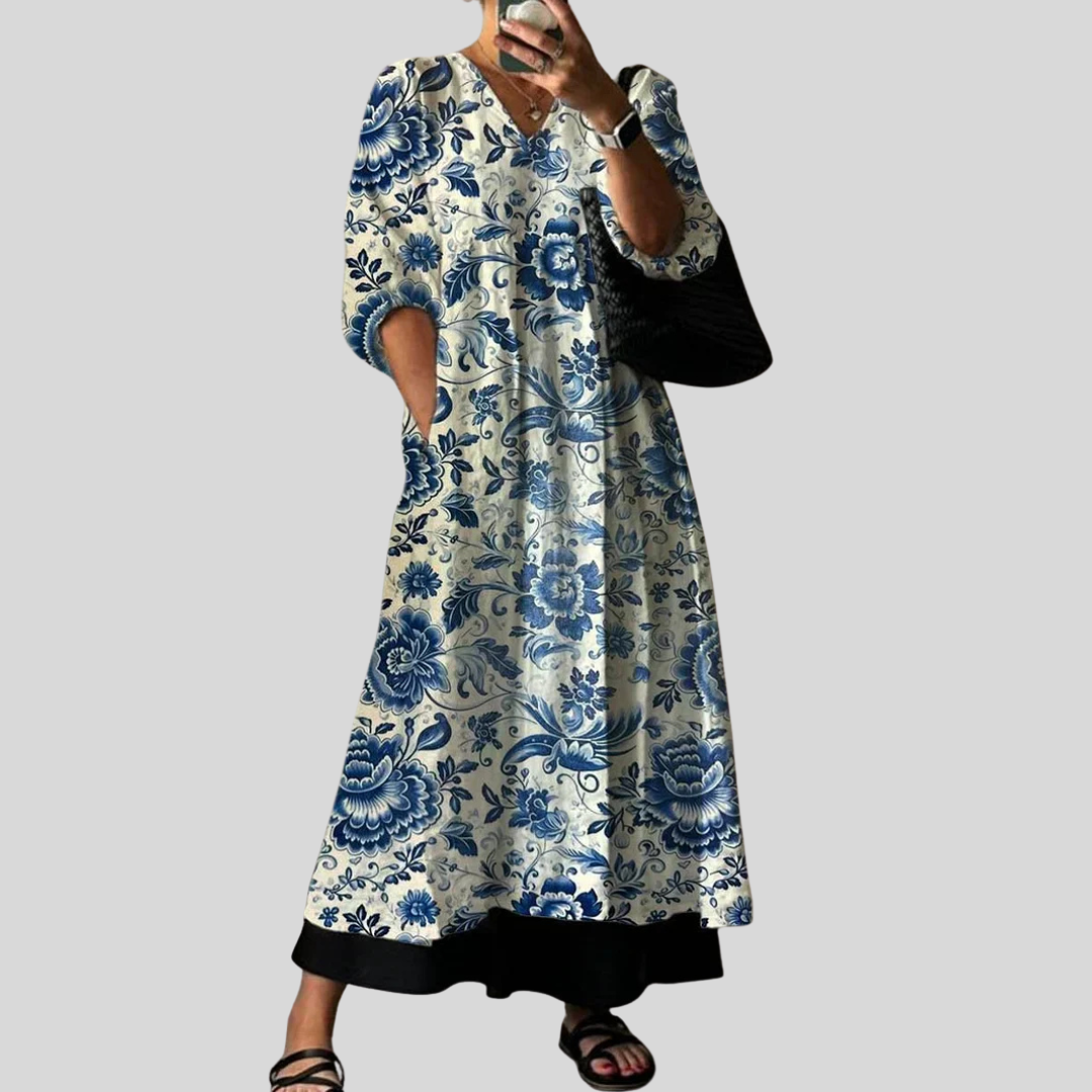 Rochie elegantă cu imprimeu Mia