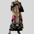 Elegant Print Dress Clara