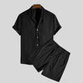 Andrei - Linen Shirt & Shorts Set