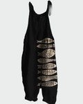 Retro jumpsuit with floral pattern – Elegant style and comfort