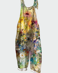 Retro Floral Jumpsuit