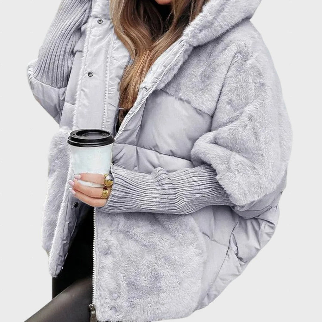 Vygailė | Women's Bomber Style Jacket with Hood