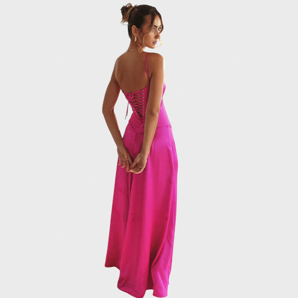 Petronėlė | Black Lace Charming Long Dress