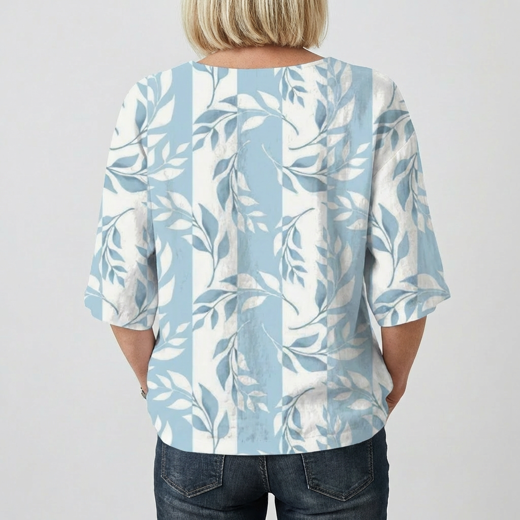 Diana – Top with Button Detail