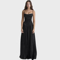 Petronėlė | Black Lace Charming Long Dress