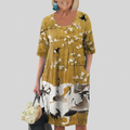 Viora Women's Dress | Casual Printed Puffy Skirt