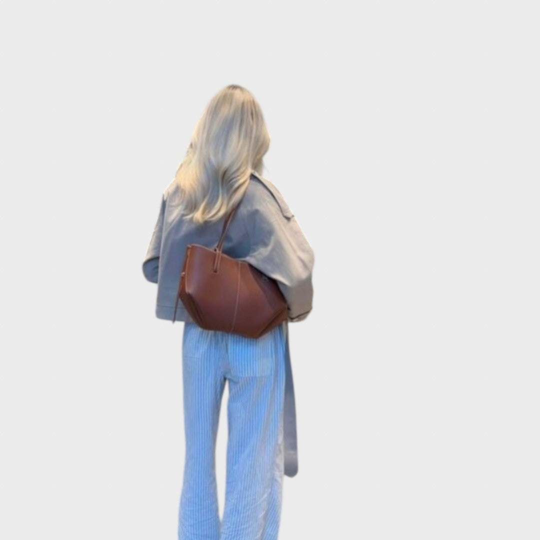 Happiness | Women's Leather Tote Bag