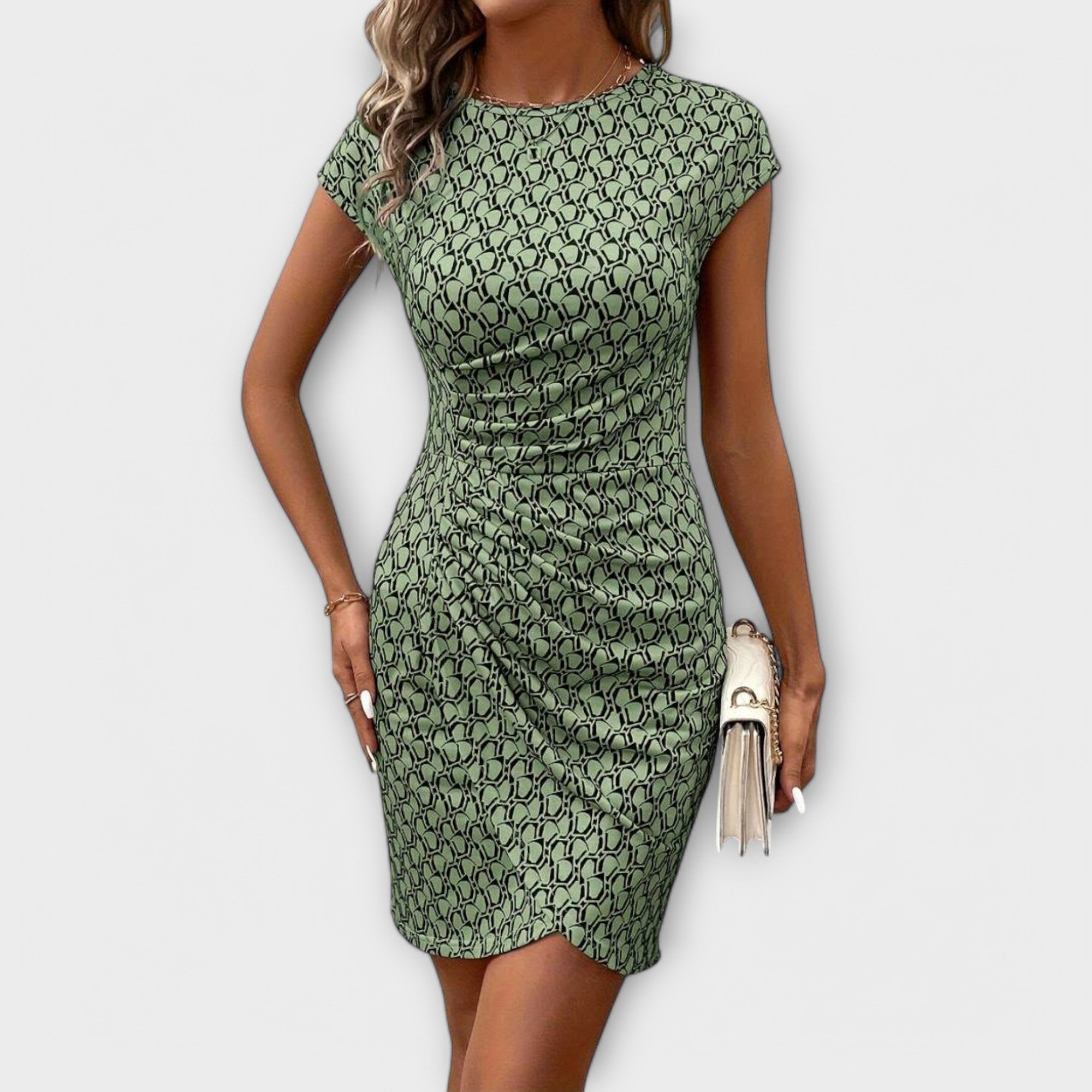 Patrícia - Tulip Dress with Short Sleeves