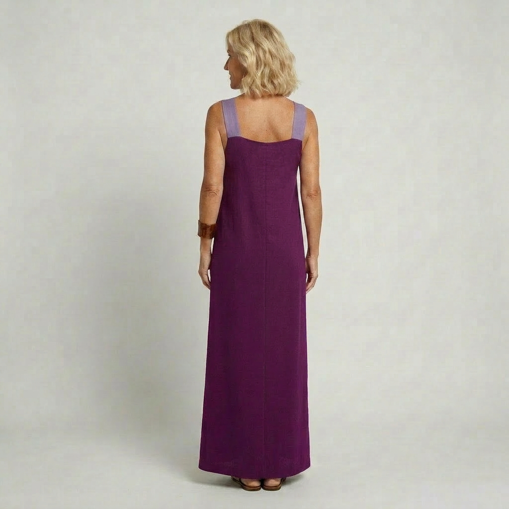 Delphine | Dress With Crossed Cut