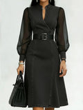 Korean Casual Spring Women's Denim Dress