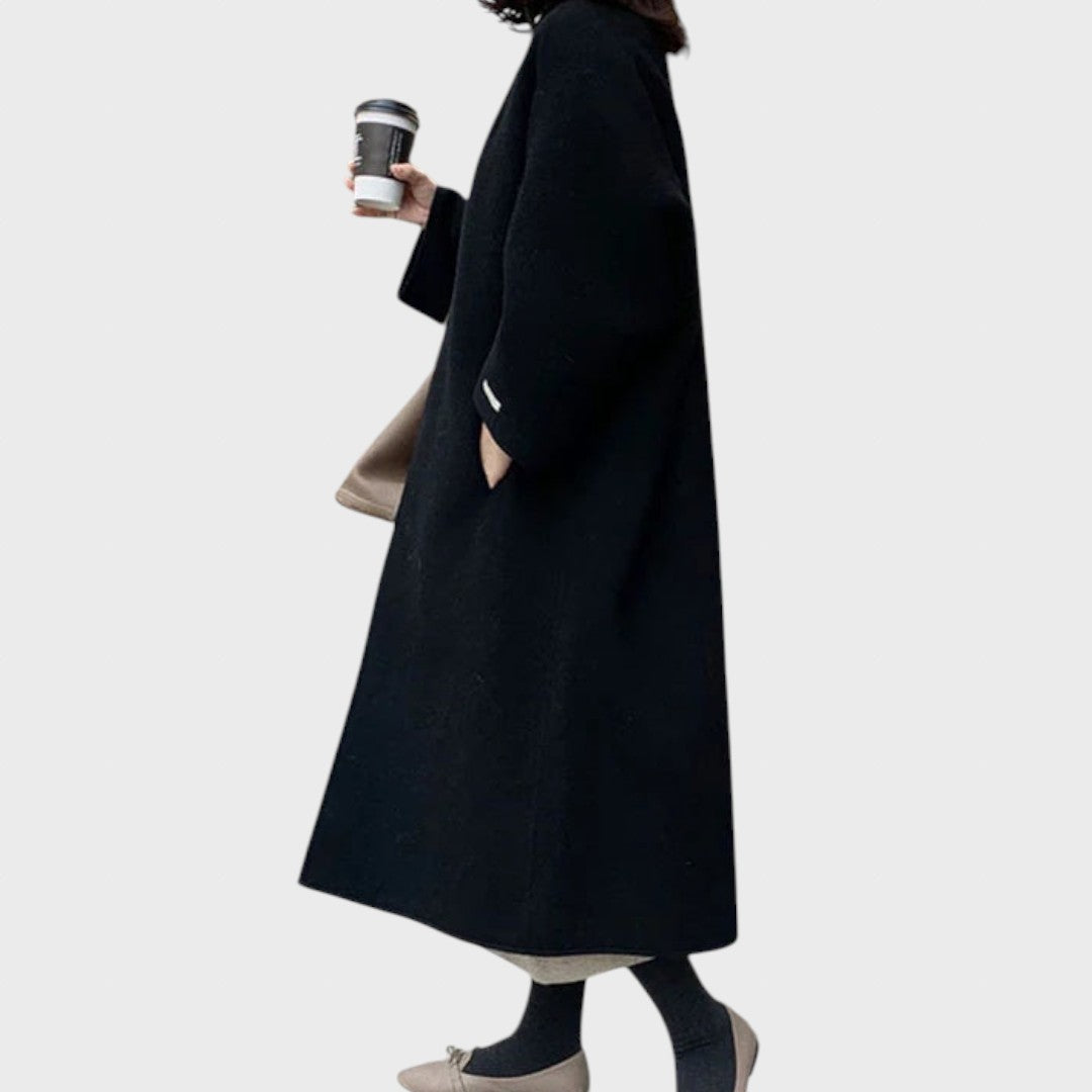 Lukrecija | Elegant Long Wool Coat