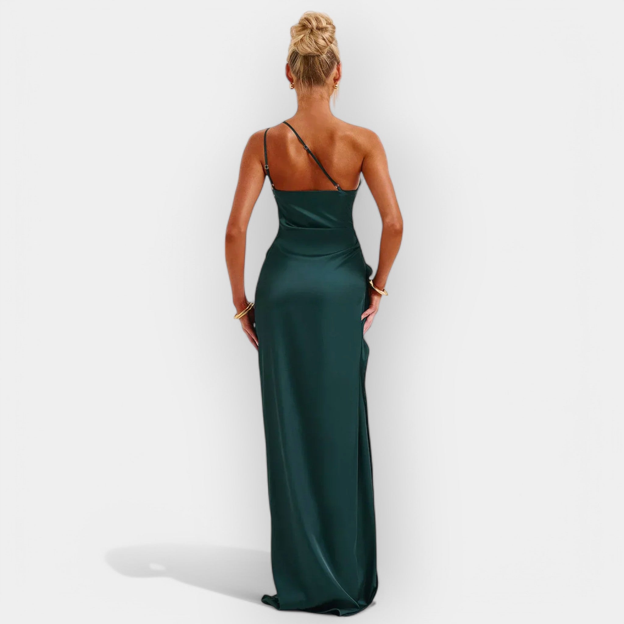 Satin Dress for Aristocratic Evenings