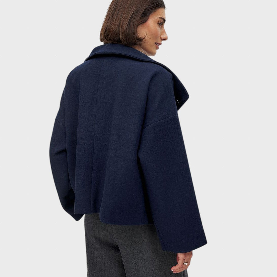 Arina | Short Wool Jacket with Double Closure