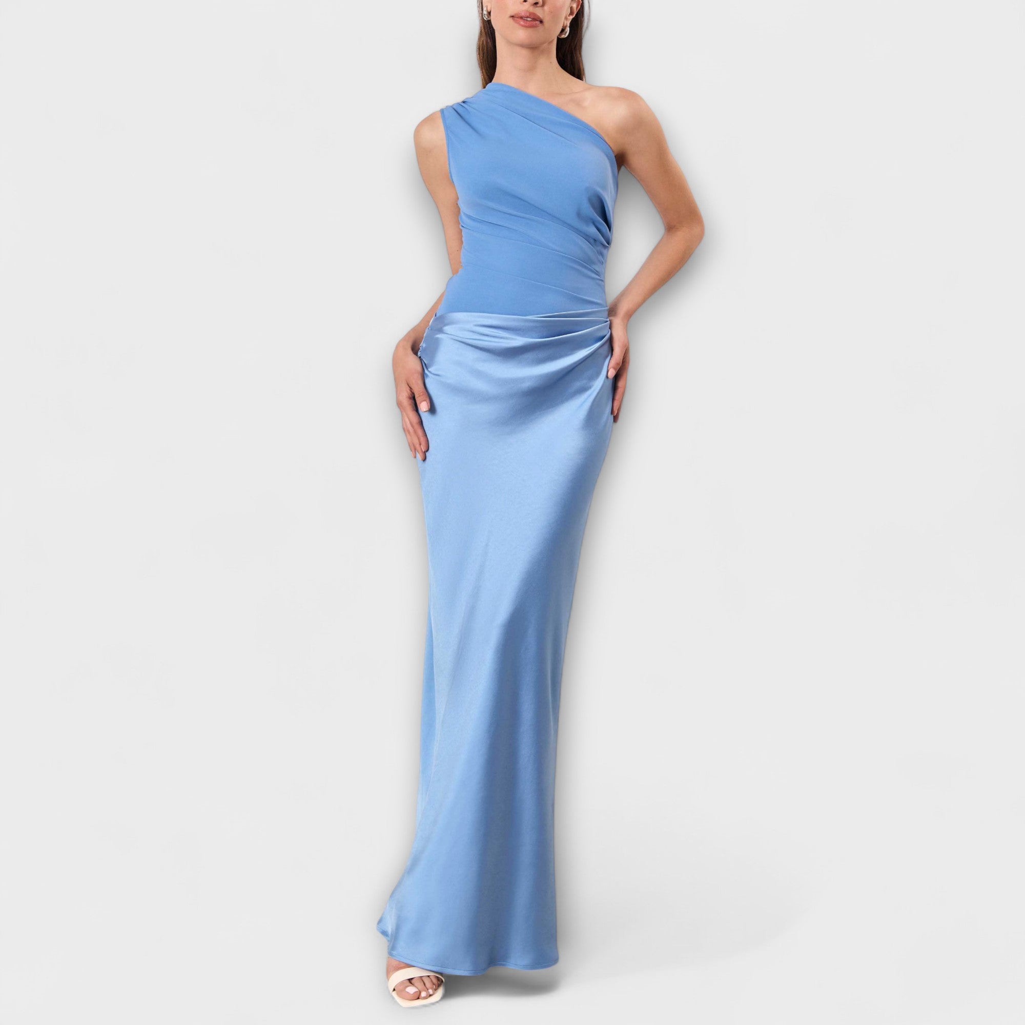 Maxi Dress with Open Strap